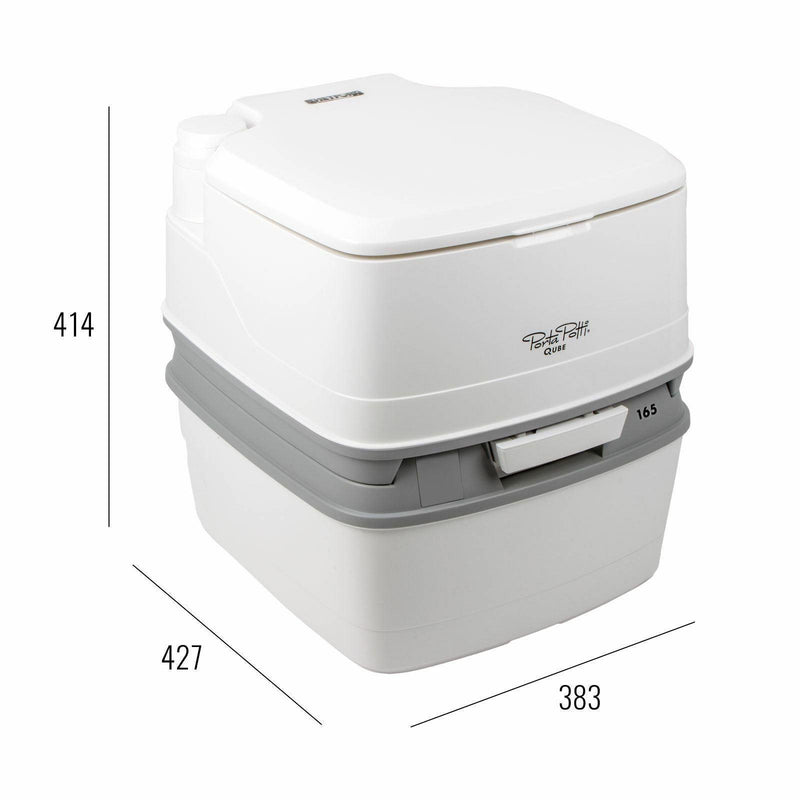 Thetford 165 Qube Porta Potti Chemical Portable Toilet Thetford - Dynamic Drive