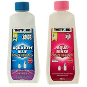 Thetford Aqua Kem Blue Aqua Rinse Mini Duo Pack Toilet Chemicals 120ML x2 Thetford - Dynamic Drive