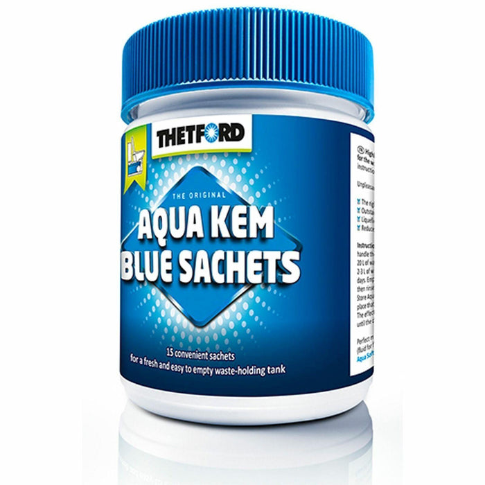Thetford Aqua Kem Chemical Toilet Blue Bags 15 Sachets Thetford - Dynamic Drive