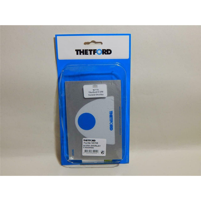 Thetford Overlay Sticker For Pcb Flush Button C250 / 250 Cassette Toilet - 50708 Thetford - Dynamic Drive