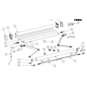 Thule Awning Connection Pieces Tension Rafter (4900 & Tristor Models) 1500602226 Thule - Dynamic Drive