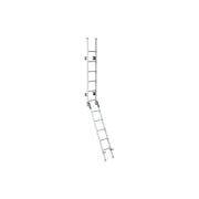 Thule Ladder Deluxe foldable double ladder 11 steps anodised gray Thule - Dynamic Drive