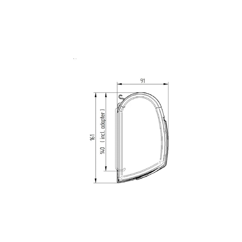 Thule Omnistor 5200 awning 3.02x2.50m anodised gray frame, mystic gray fabric Thule - Dynamic Drive