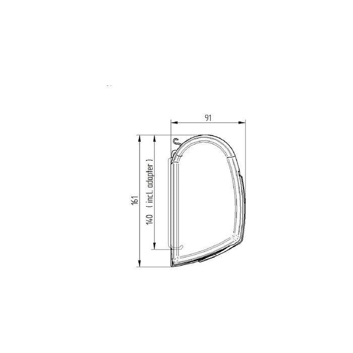 Thule Omnistor 5200 awning 4.02x2.50m white frame, mystic gray Thule - Dynamic Drive