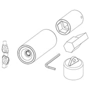 Torpedo Full Stop Purpleline Security Corner Steady Leg Lock Caravan Accessory Purpleline - Dynamic Drive