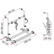 Fiamma Carry-Bike Rack 2011 Autotrail (with rear wheel moulding fitted) Fiamma  - Dynamic Drive