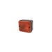Universal 12v Car/Van/Trailer Approved Square Rear Red Fog Light/Lamp Easy Fit Ring Automotive - Dynamic Drive