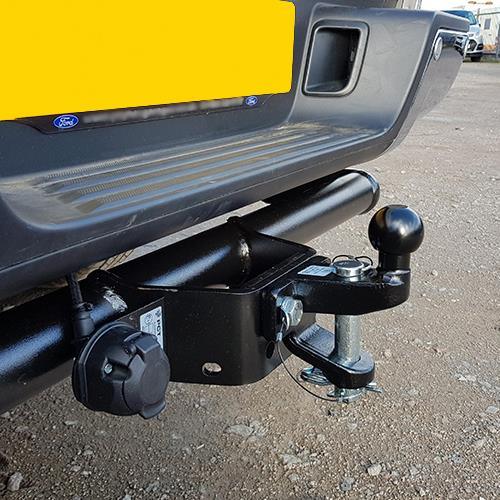Universal Pin Ball Jaw Coupling 50mm Towball 3500kg 3.5 Tonne Rated, EC Approved Maypole - Dynamic Drive
