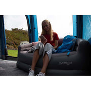 Vango Inflatable Sofa Camping blow up chair Nocturne Grey Tent Awning Furniture Vango - Dynamic Drive