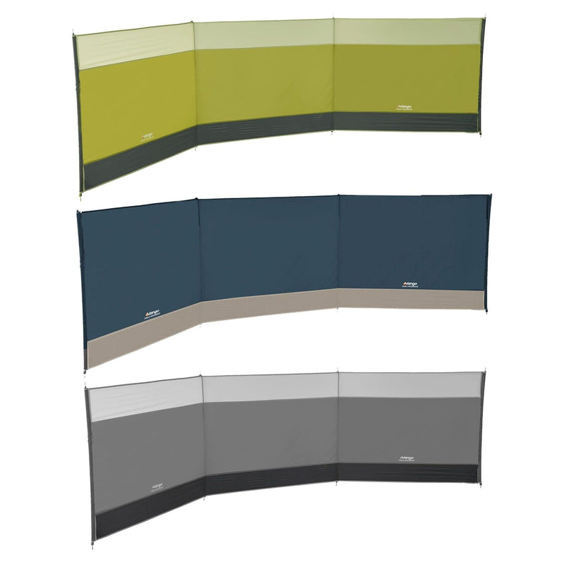 Vango Windbreak Windstop Steel Poled Green Blue Grey Vango - Dynamic Drive