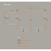 Olpro View Caravan Awning – 300 with Porch Olpro - Dynamic Drive