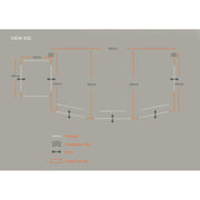 OLPRO View 420 Caravan Inflatable Porch Awning With Porch Extension Olpro - Dynamic Drive