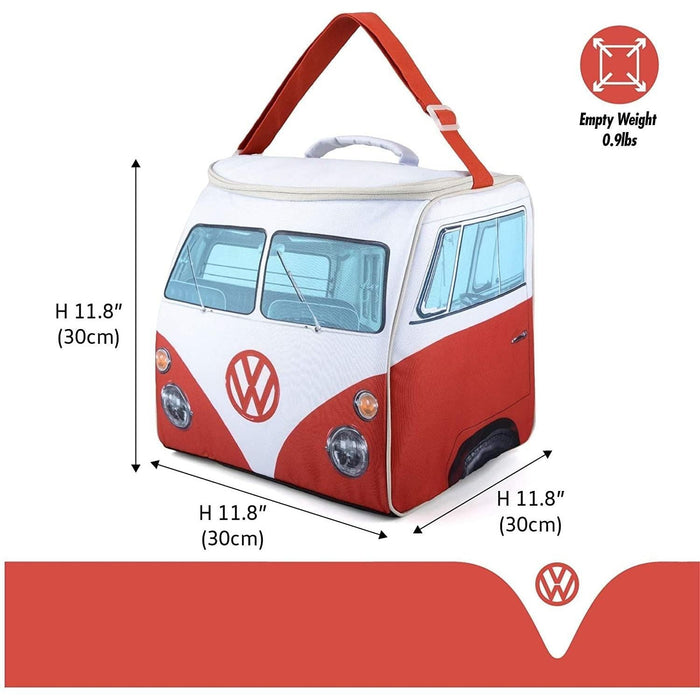 VW Volkswagen Campervan Red 30L Insulated Coolbag Ice Cool Bag Cooler VW - Dynamic Drive