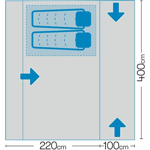 Westfield Neptune 400 AIR Motorhome Awning High 260-280 Inflatable Drive Away Quest - Dynamic Drive