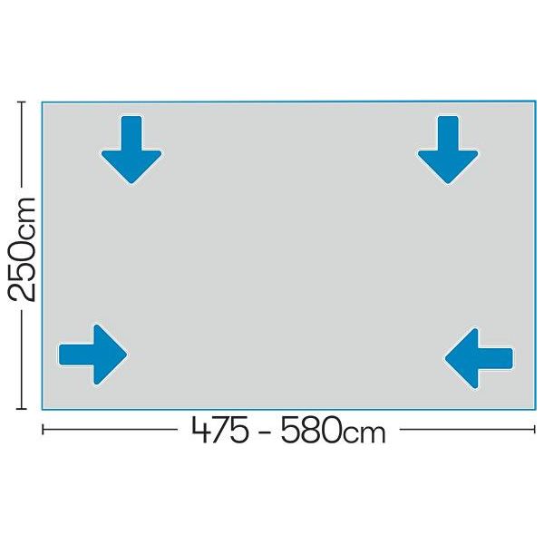 Westfield Quest Ceres Caravan Air Awning Inflatable Small (946 - 980 Size 8) Quest - Dynamic Drive