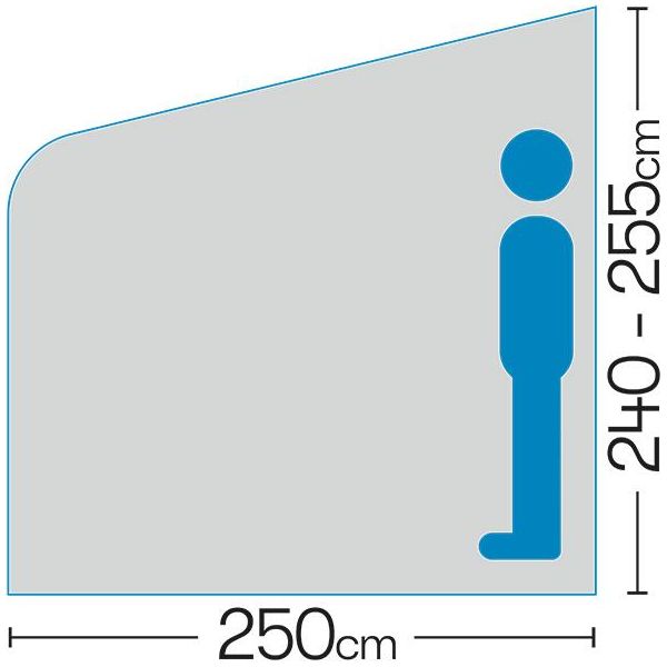 Westfield Quest Vega 375cm Caravan Air Porch Awning Inflatable Performance Quest - Dynamic Drive