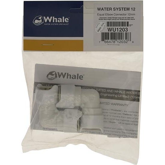 Whale 12mm Equal Elbow Connector WU1203 Whale - Dynamic Drive