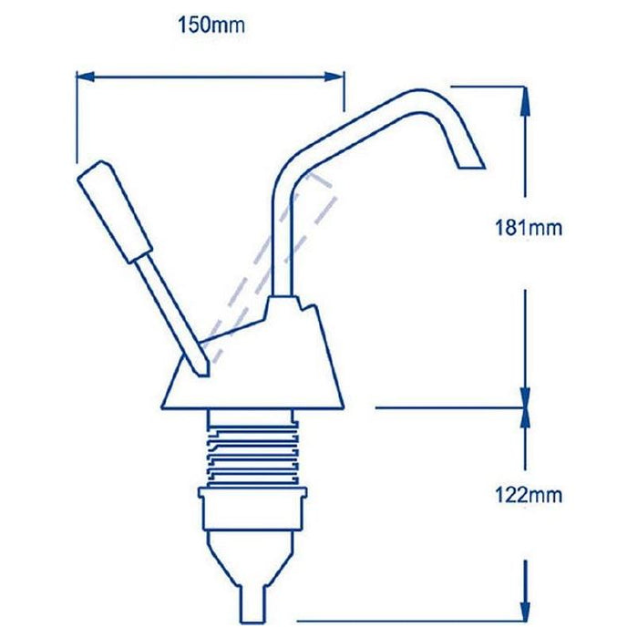 Whale Flipper Freshwater Galley Pump GP0418 Whale - Dynamic Drive