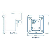 Whale Water Pump Watermaster Inlet Housing ES1001 In Ivory Whale - Dynamic Drive