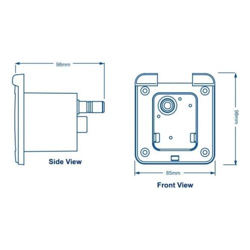 Whale Water Pump Watermaster Inlet Housing ES1001 In Ivory Whale - Dynamic Drive