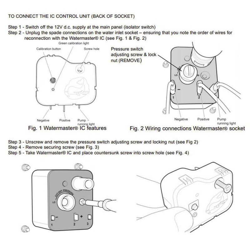 Whale Watermaster IC Intelligent Controller Switch for Caravan and Motorhome Water Systems - ES8000 Whale - Dynamic Drive