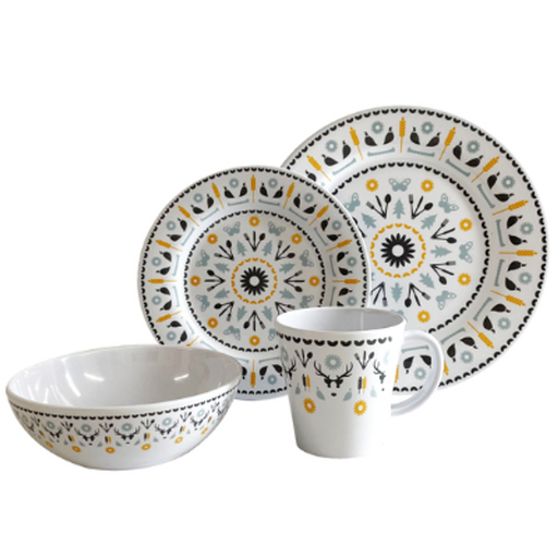 Olpro Whitbourne Melamine Set (16 Piece) Olpro - Dynamic Drive
