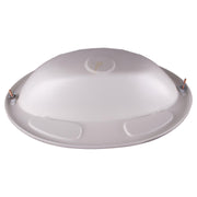 White Plastic Oval Bathroom Sink Bowl Grove - Dynamic Drive