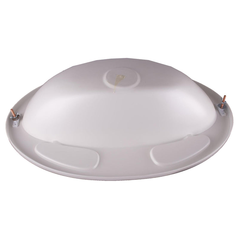 White Plastic Oval Bathroom Sink Bowl Grove - Dynamic Drive