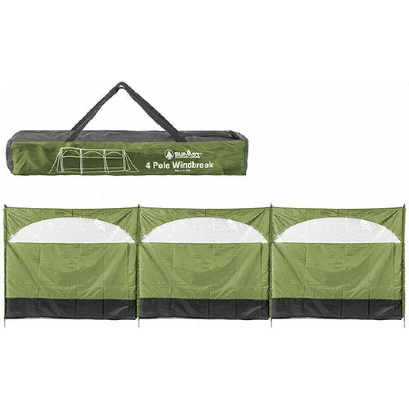 Windbreaker Blocker 150x500cm Camping Garden Beach Green Wind Break Summit - Dynamic Drive