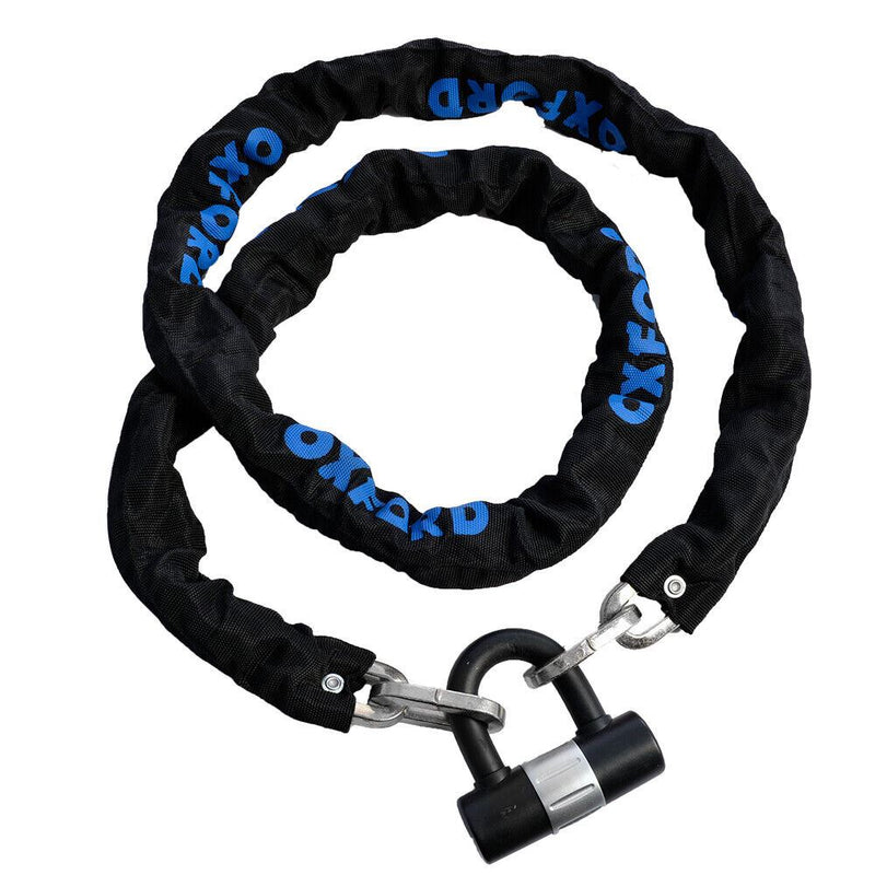 SAS 2M Heavy Duty 10mm Security Chain & Padlock Car Bike Caravan Trailer SAS  - Dynamic Drive