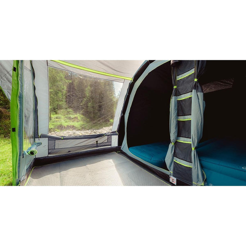 Coleman Tunnel Tent Meadowood 4 Person Black Out Bedrooms Grey Camping Garden Coleman  - Dynamic Drive