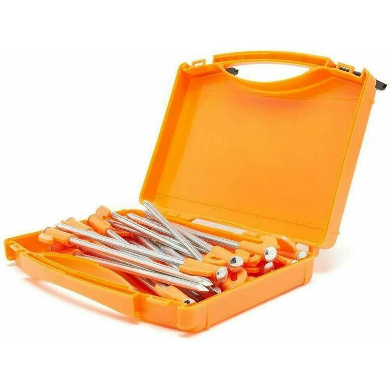 Blue Diamond Tent Awning Camping Heavy Duty Hard Ground ORANGE Pegs Pro- 20 Pack Blue Diamond  - Dynamic Drive