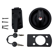 Vecam Caravan Door Lock and Barrel - Complete Left Hand Assembly with Keys Crusader - Dynamic Drive